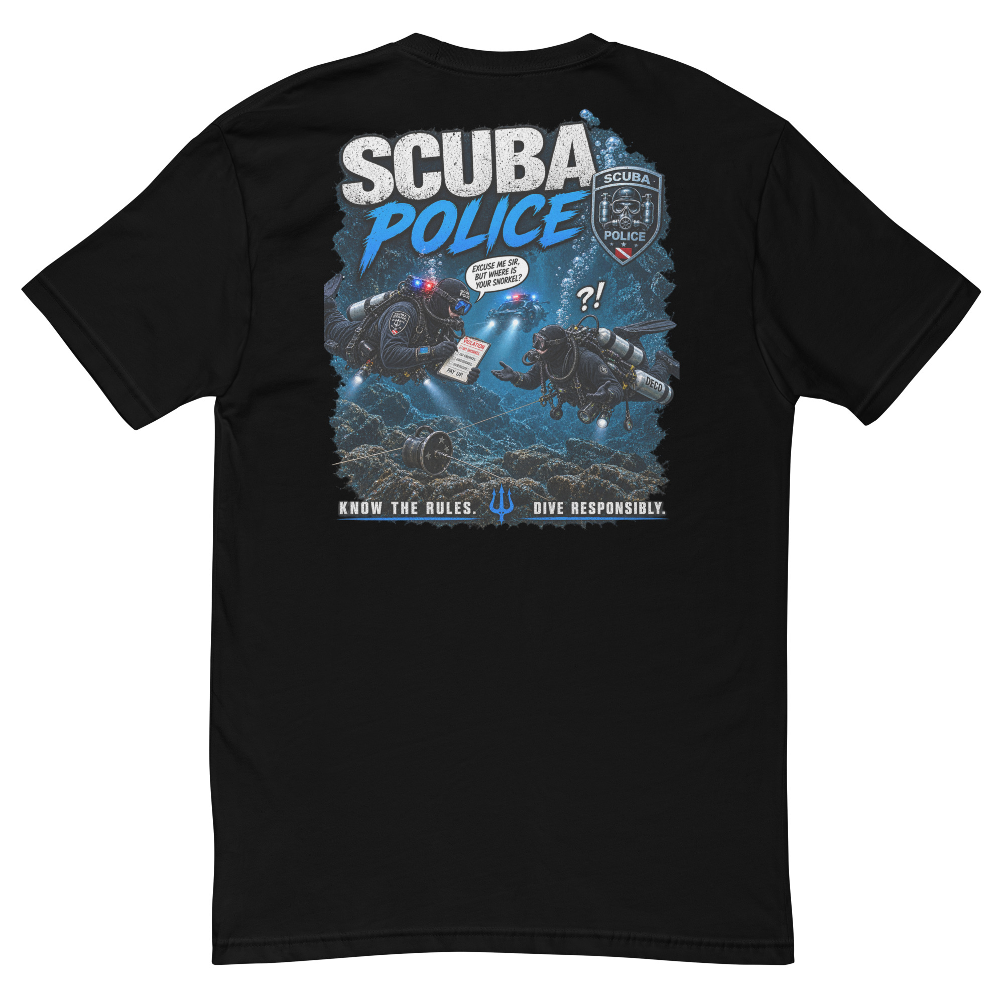 Scuba Police T-shirt - Image 3