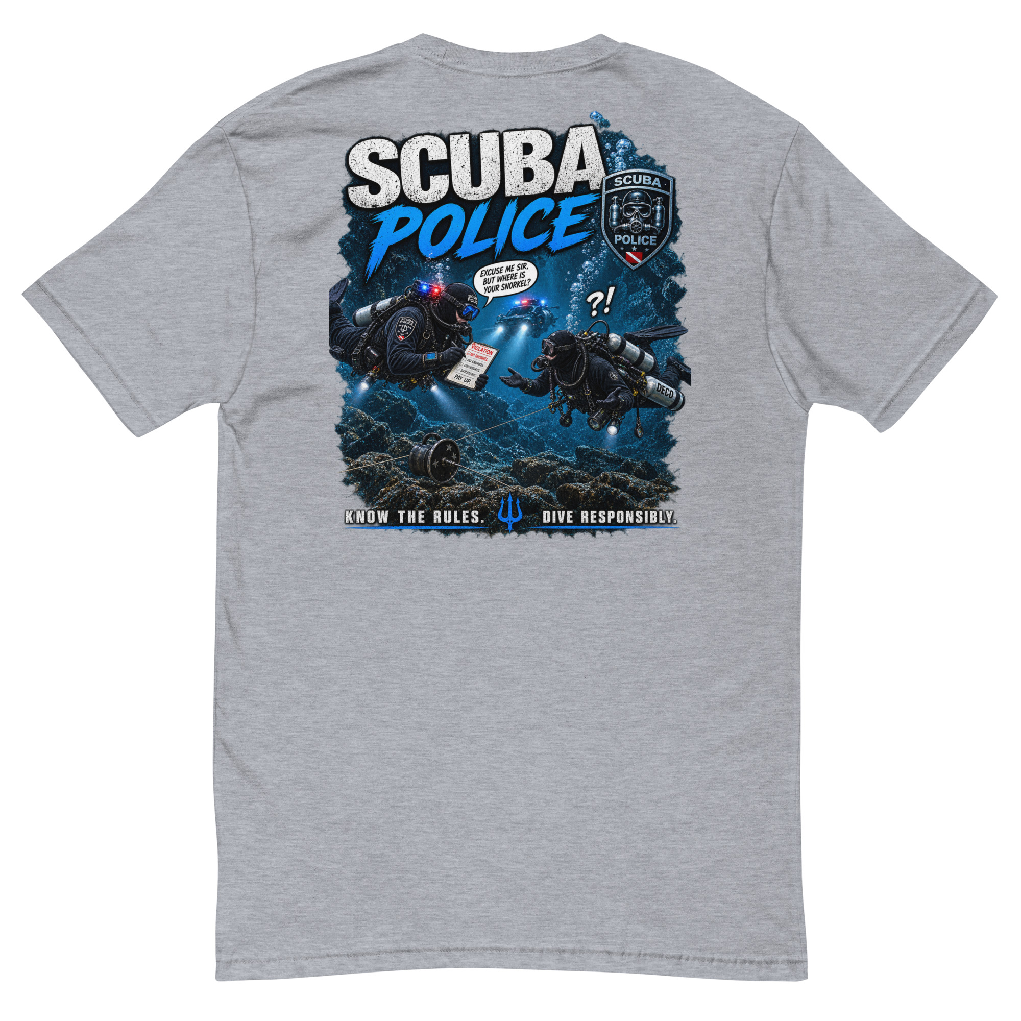 Scuba Police T-shirt - Image 9