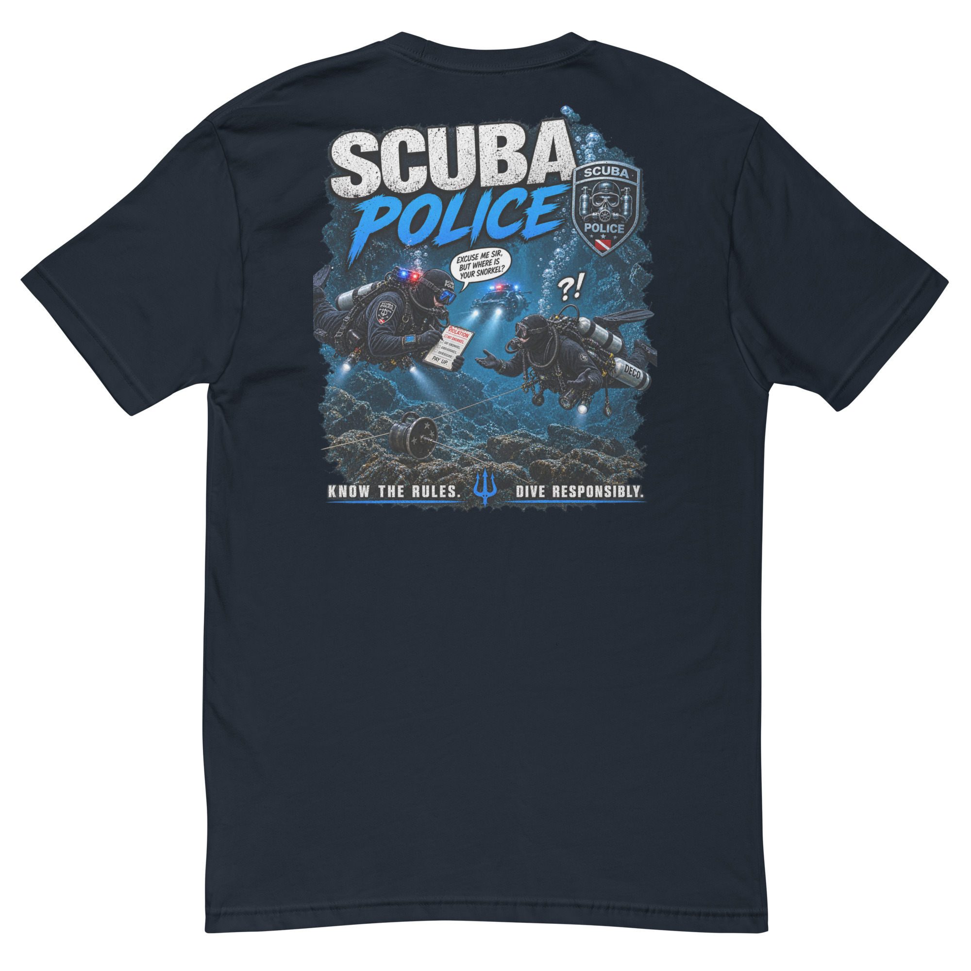 Scuba Police T-shirt - Image 5