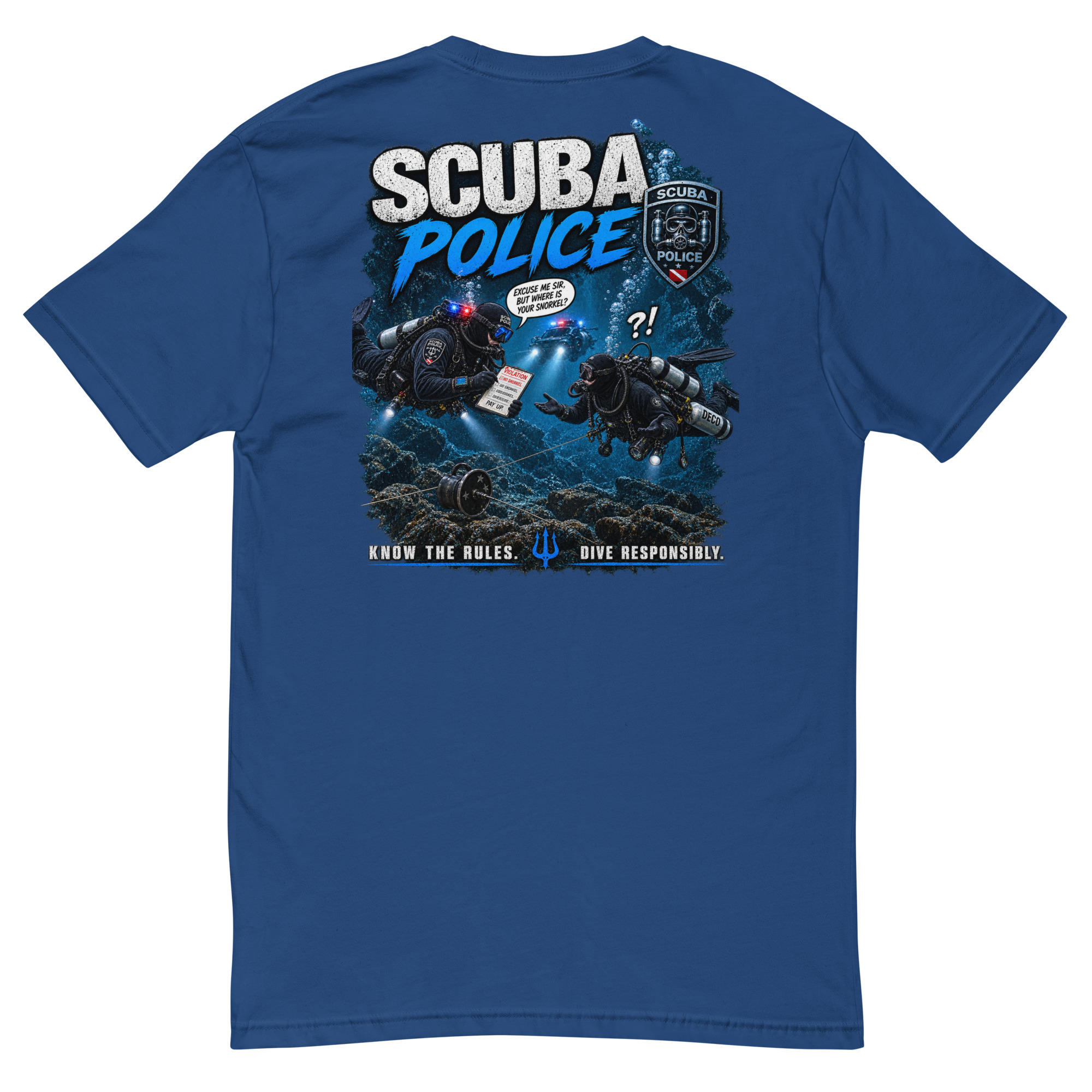 Scuba Police T-shirt - Image 7